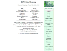 Tablet Screenshot of 247onlineshopping.com